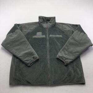 Peckham Jacket Mens Large Green Fleece Cold Weather Gen III US Army Military
